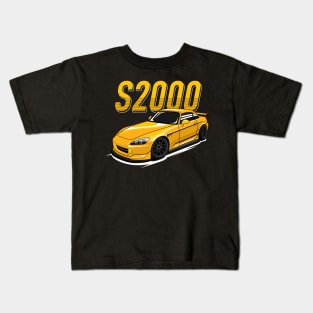 s2000 jdm shine Yellow Kids T-Shirt